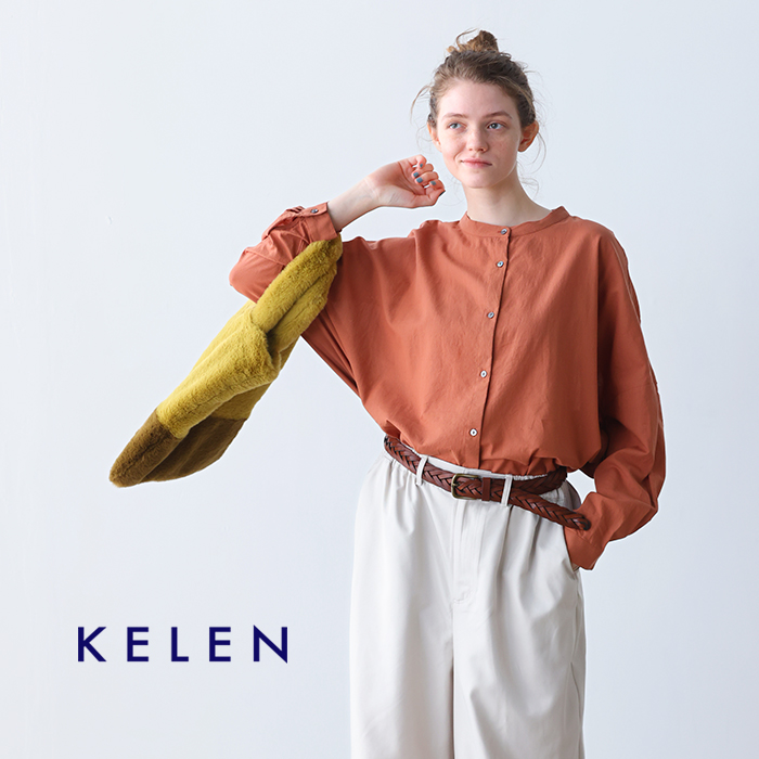kelen ケレン バックギャザー デザイン ワイド ブラウス “WIYAM
