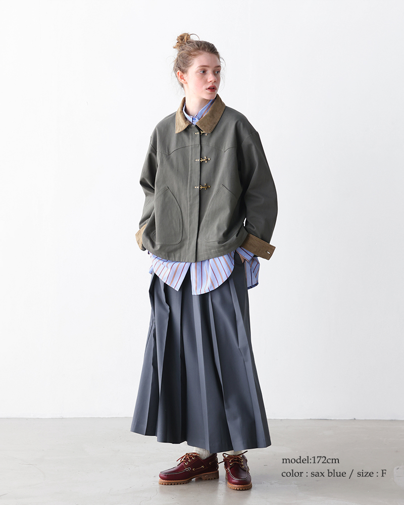 kelen(ケレン)ボタンダウンデザインストライプシャツ“TESSA”lkl25fbl2251