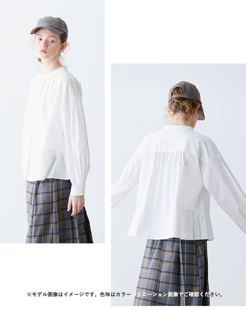 kelen(ケレン)サイドヘムプリーツデザインブラウス“CAMIE”lkl25fbl2252