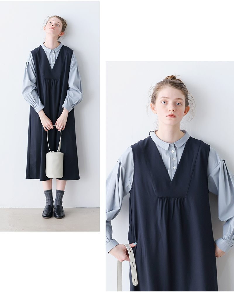 kelen(ケレン)サイドヘムプリーツデザインブラウス“CAMIE”lkl25fbl2252