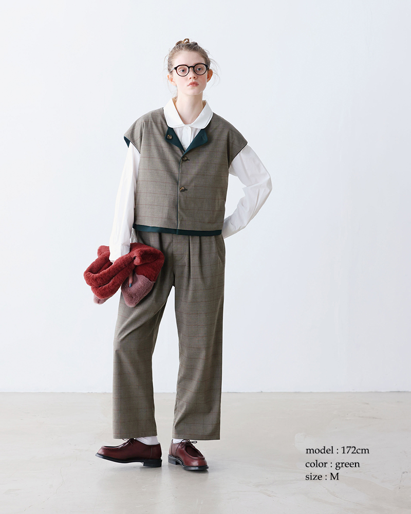 kelen(ケレン)リバーシブルデザインベスト“YAE”lkl25fbl2255