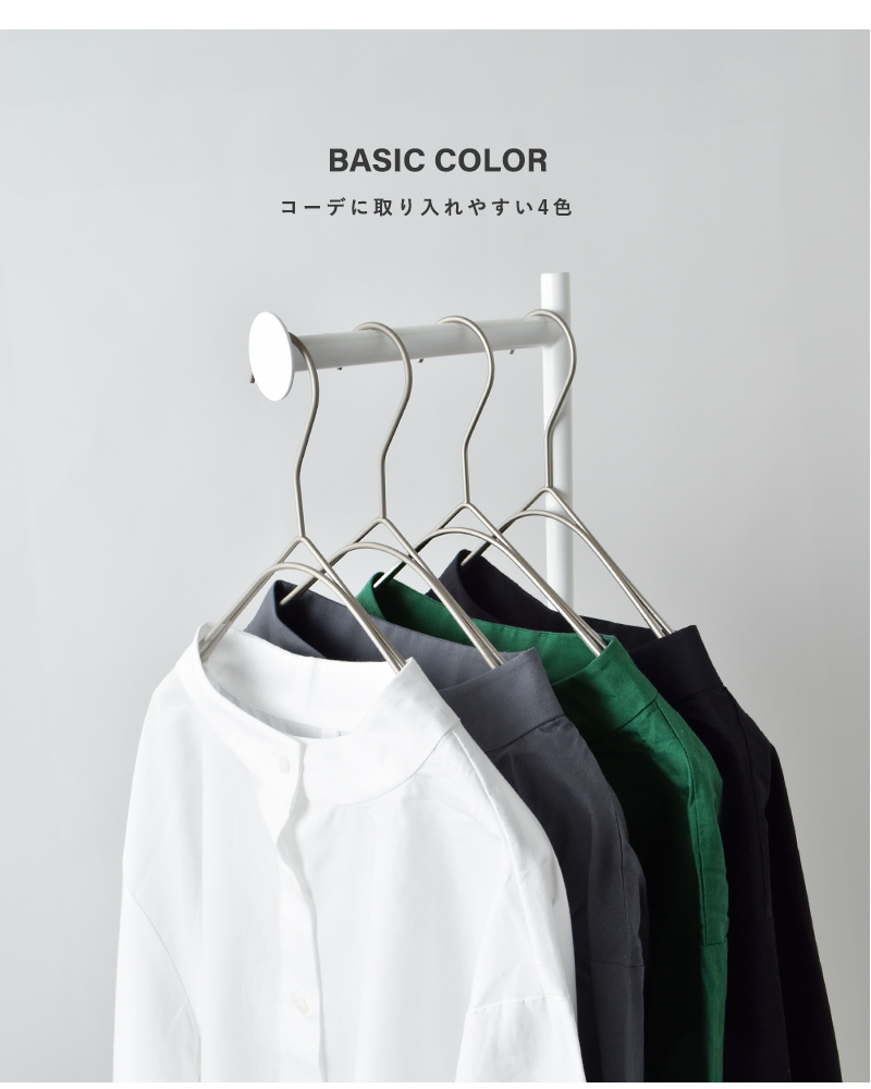 kelen(ケレン)コットンスタンドカラーブラウス“LAFU”lkl25fbl2257