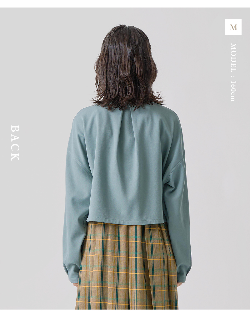 kelen(ケレン)パネルデザインショートブラウス“KERIN”lkl25fbl2261