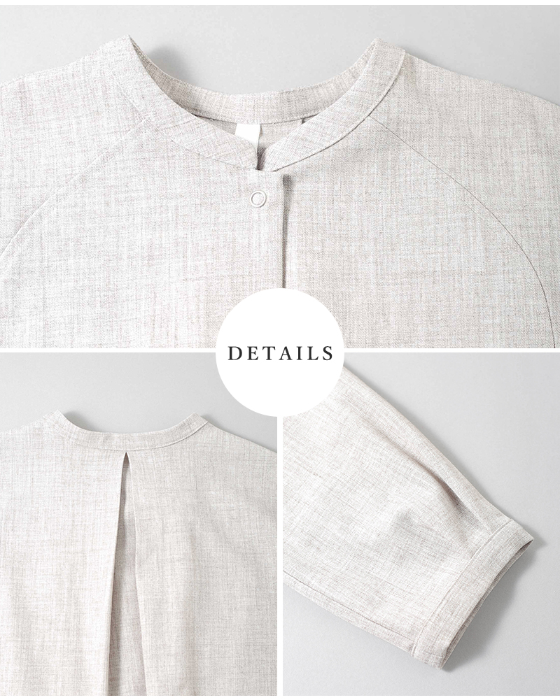 kelen(ケレン)パネルデザインショートブラウス“KERIN”lkl25fbl2261