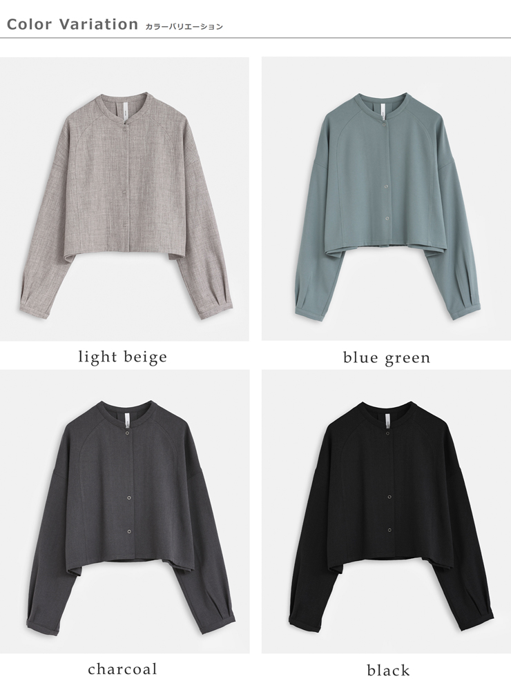 kelen(ケレン)パネルデザインショートブラウス“KERIN”lkl25fbl2261