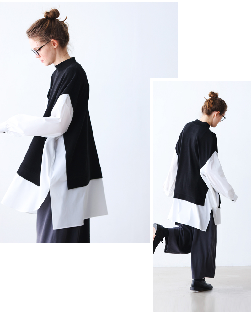 kelen(ケレン)パネルデザインニットコンビトップス“JOHA”lkl25fcs2006