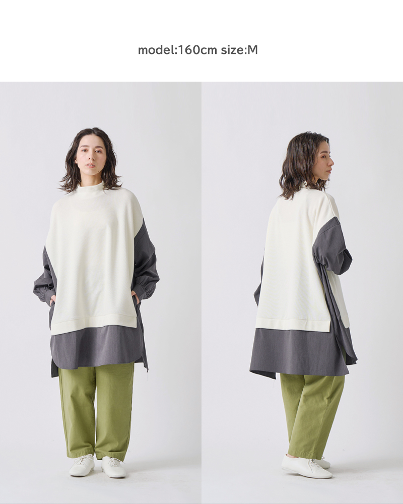 kelen(ケレン)パネルデザインニットコンビトップス“JOHA”lkl25fcs2006