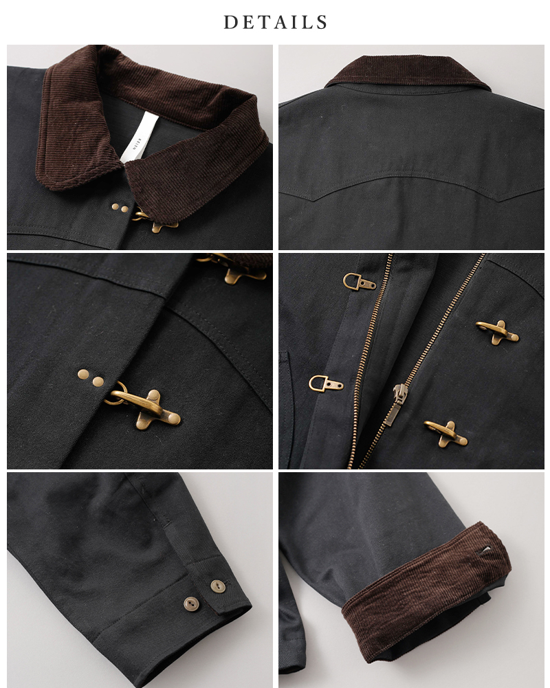 kelen(ケレン)コットンウエスタンワークウェアジャケット“YEYA”lkl25fjk2070