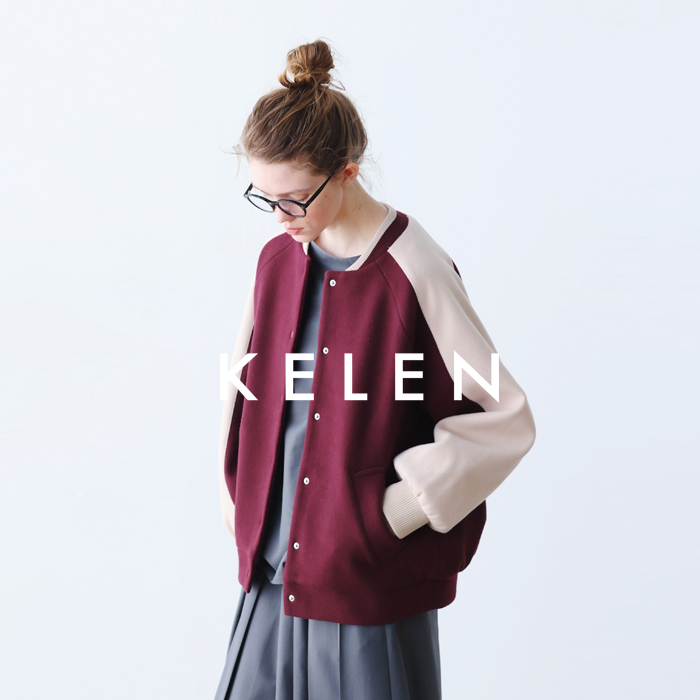 kelen(ケレン)デザインスタジアムジャンパー“BAHI”lkl25fjk2072