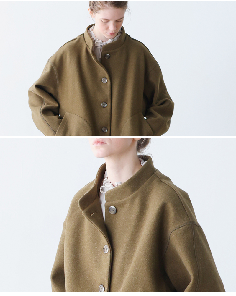 kelen(ケレン)モックネックデザインジャケット“TRIMO”lkl25fjk2073