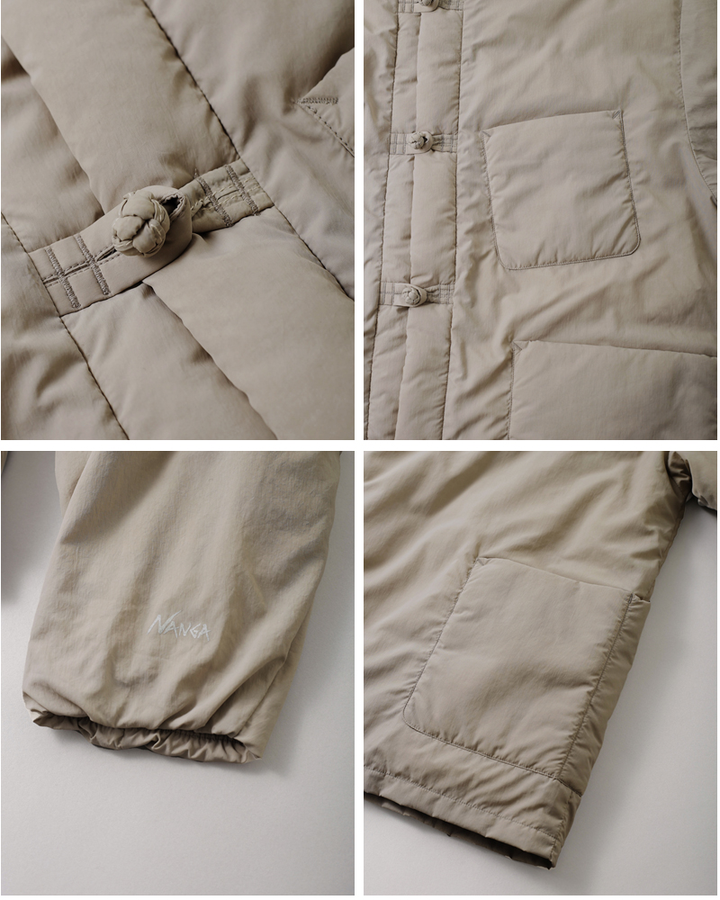 kelen(ケレン)×NANGA(ナンガ)チャイナパファージャケット“RICHTERbyNANGA”lkl25fjk2081