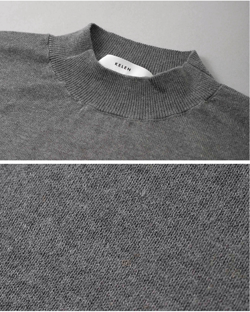 kelen(ケレン)ポイントカラーデザインニットトップス“FINI”lkl25fkn2001