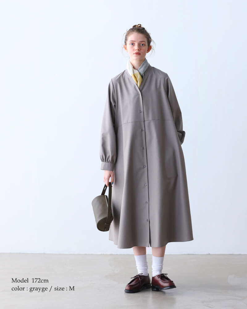 kelen(ケレン)デザインカラーバックプリーツワンピース“LAETY”lkl25fop2115