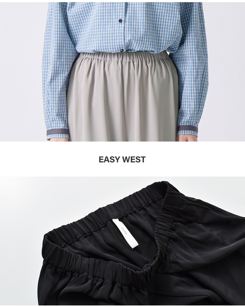 kelen(ケレン)ストレートイージーパンツ“TERA”lkl25fpt2108