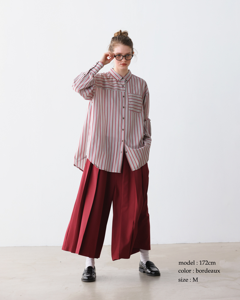 kelen(ケレン)プリーツタックデザインパンツ“KUKUS”lkl25fpt2110