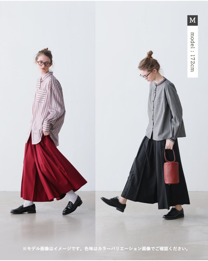 kelen(ケレン)プリーツタックデザインパンツ“KUKUS”lkl25fpt2110