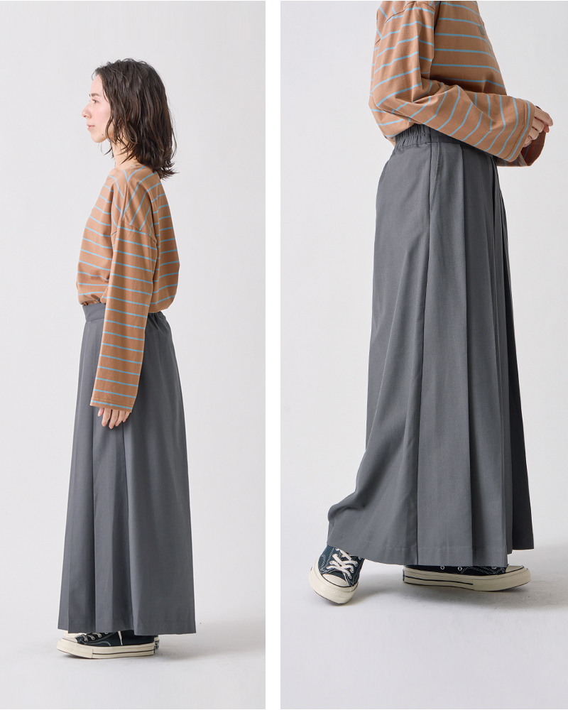 kelen(ケレン)プリーツタックデザインパンツ“KUKUS”lkl25fpt2110