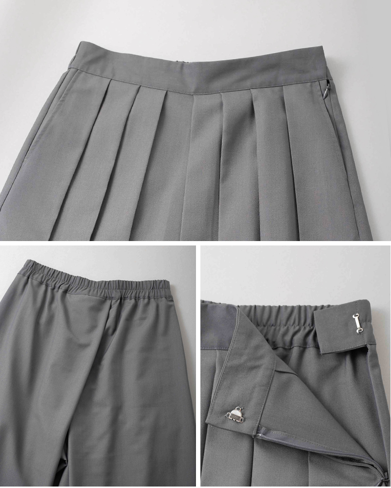 kelen(ケレン)プリーツタックデザインパンツ“KUKUS”lkl25fpt2110
