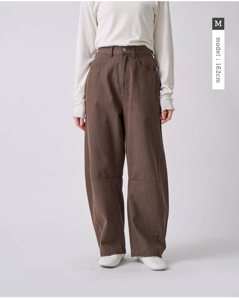kelen ケレン カーブ デザイン カラー デニムパンツ “HEDY