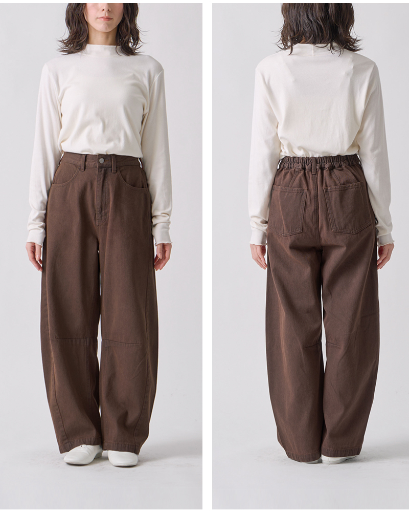 kelen(ケレン)カーブデザインカラーデニムパンツ“HEDY”lkl25fpt2112