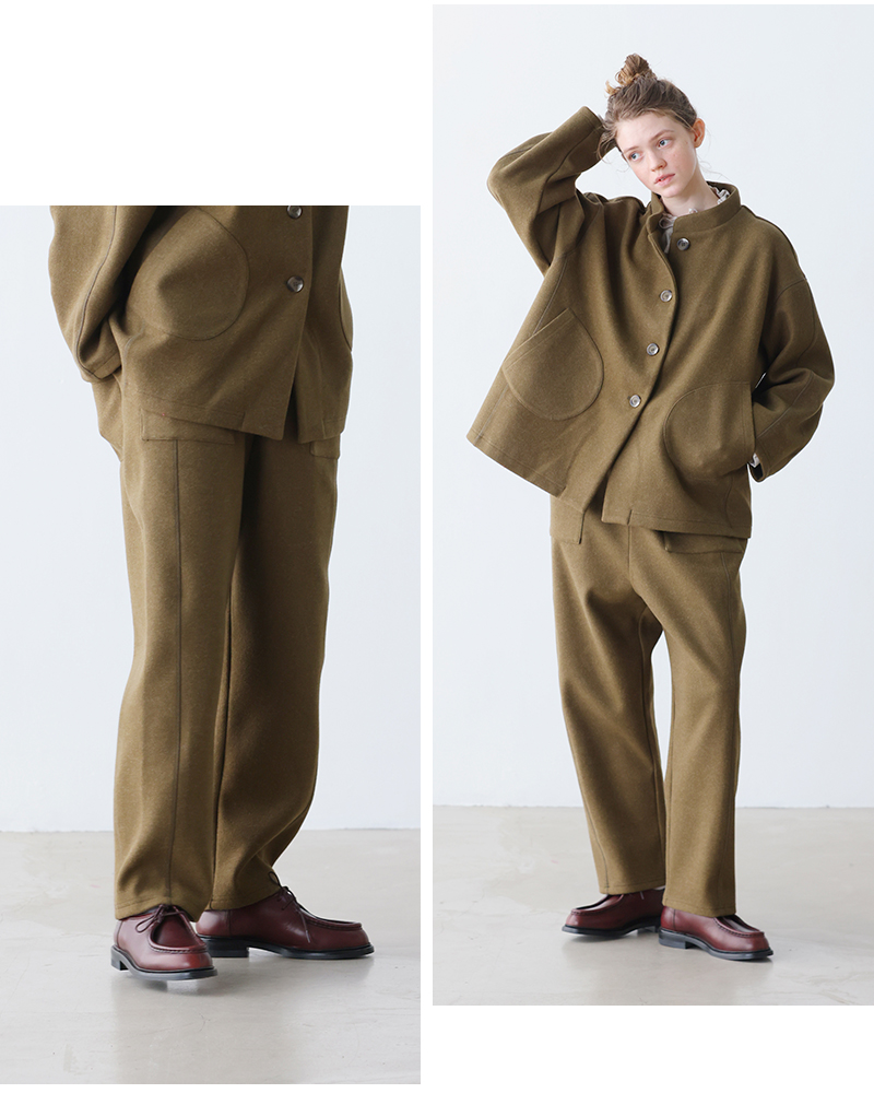 kelen(ケレン)デザインポケットテーパードトラウザーパンツ“LEDO”lkl25fpt2115