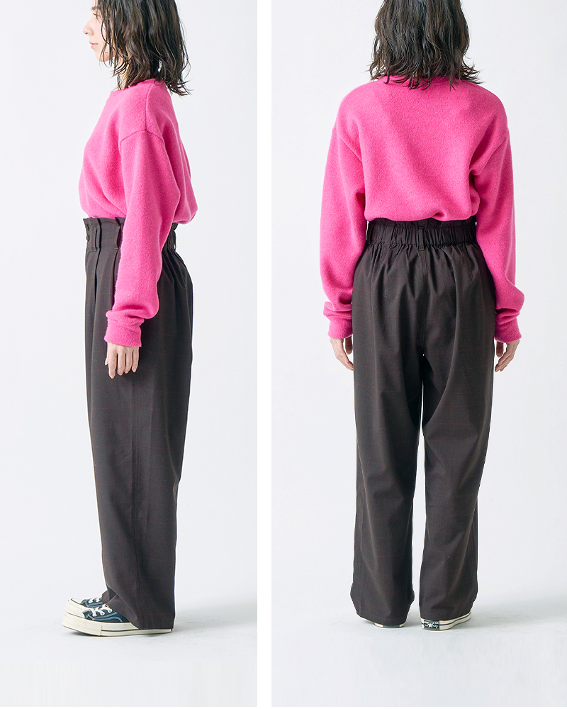 kelen(ケレン)ウエストタックデザインパンツ“CIAN”lkl25fpt2118