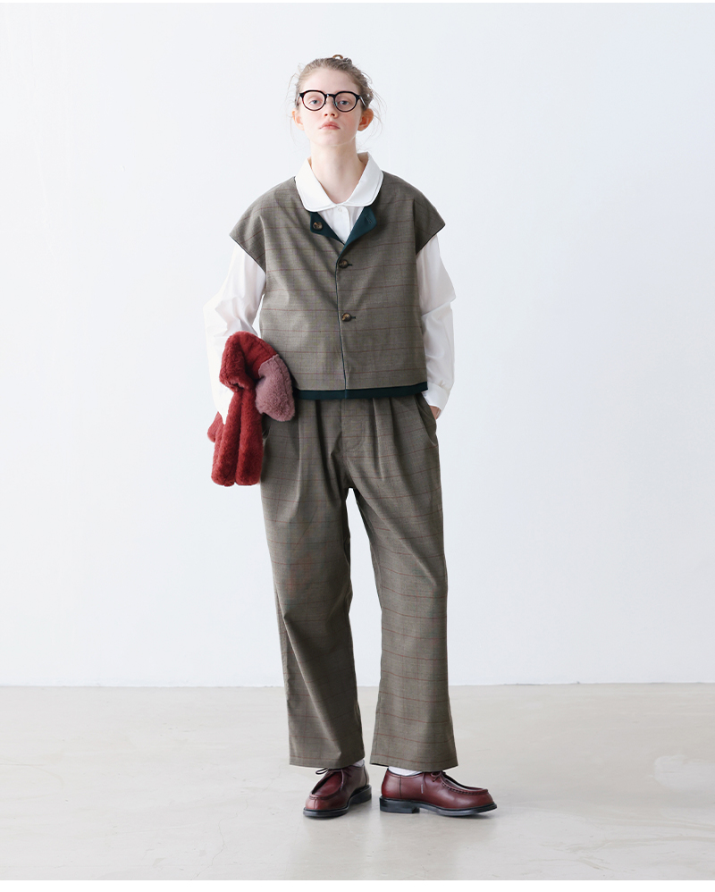 kelen(ケレン)ウエストタックデザインパンツ“CIAN”lkl25fpt2118