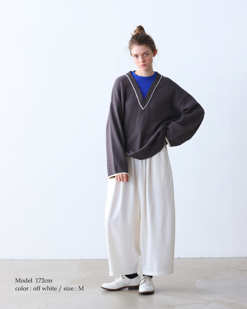 kelen(ケレン)ルーズシルエットイージーパンツ“PESHTR”lkl25fpt2119