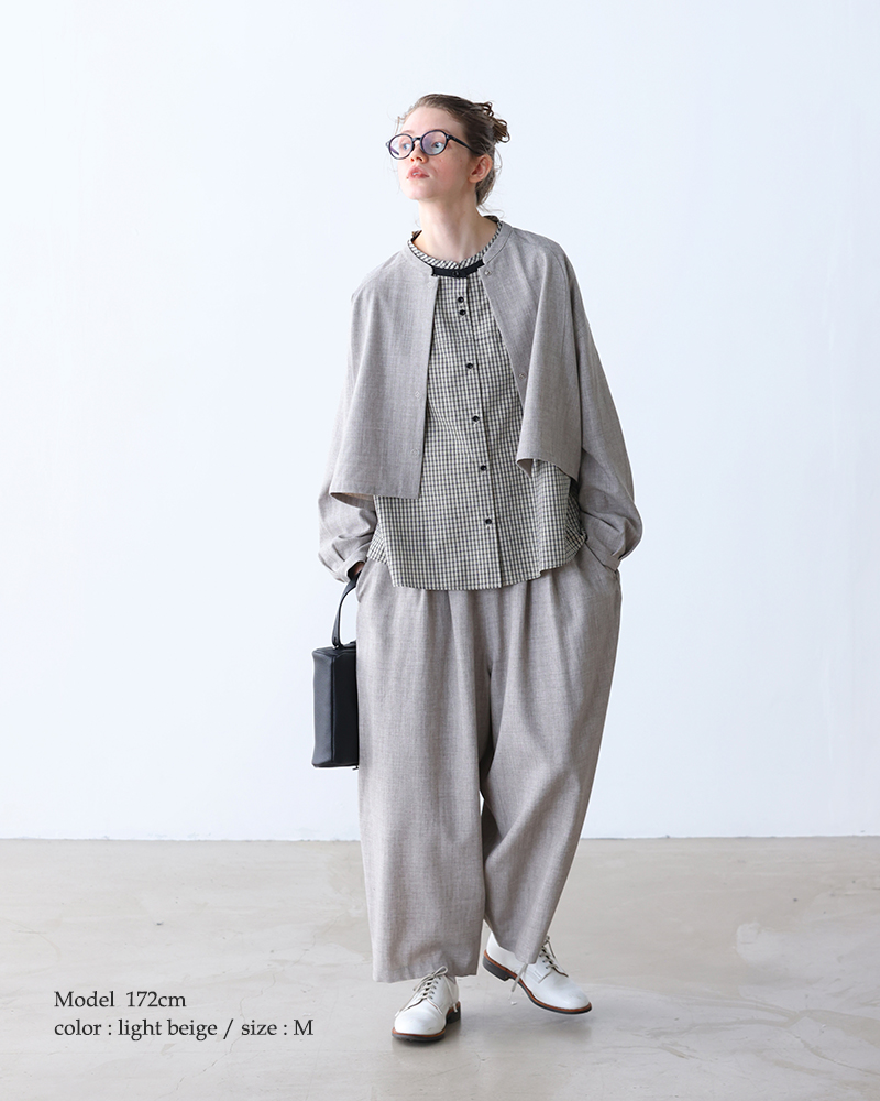 kelen(ケレン)ルーズシルエットイージーパンツ“PESHTR”lkl25fpt2119