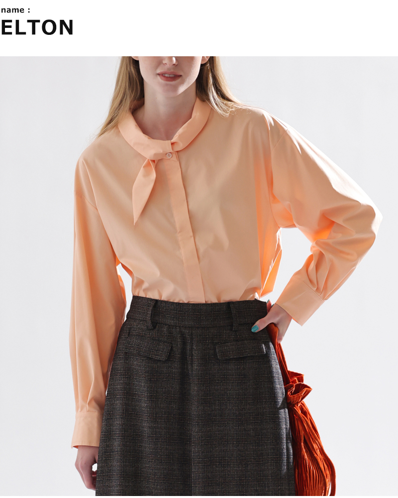 kelen(ケレン)ストレッチボウタイデザインブラウス“ELTON”lkl25wbl2267