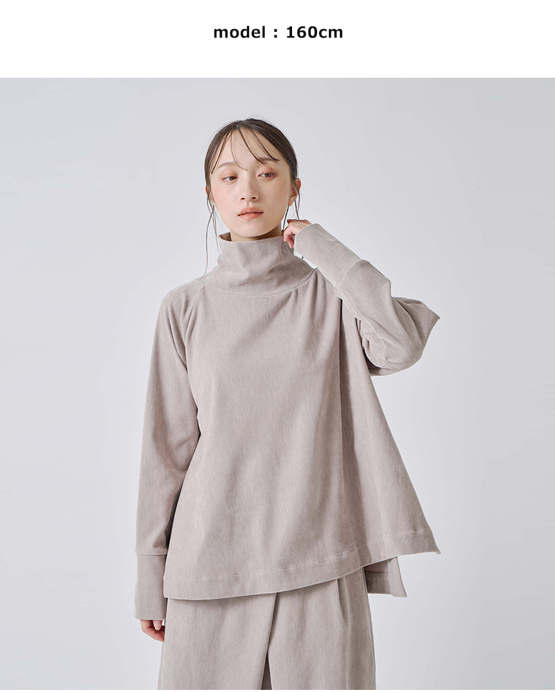 kelen(ケレン)ストレッチジャージーハイネックデザイントップス“BONI”lkl25wcs2012