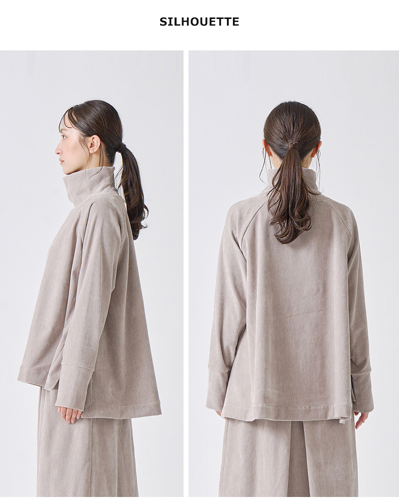 kelen(ケレン)ストレッチジャージーハイネックデザイントップス“BONI”lkl25wcs2012