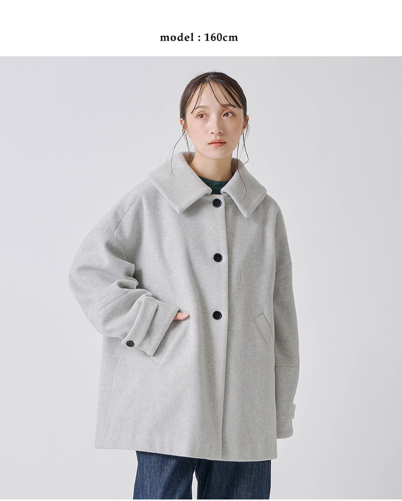 kelen(ケレン)ビッグカラーAラインコート“YONMY”lkl25wjk2078