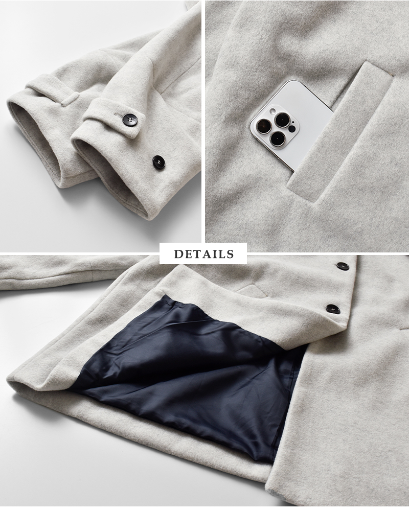 kelen(ケレン)ビッグカラーAラインコート“YONMY”lkl25wjk2078