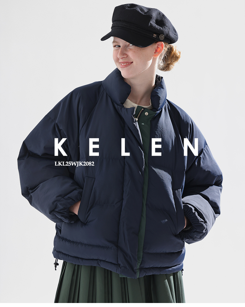 kelen(ケレン)中綿入りデザインパフジャケット“ELFU”lkl25wjk2082