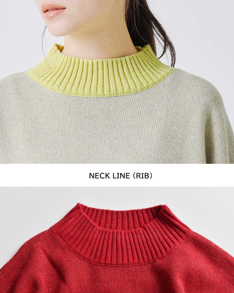 kelen(ケレン)ボックスシルエットグリッターニットプルオーバー“UENA”lkl25wkn2004