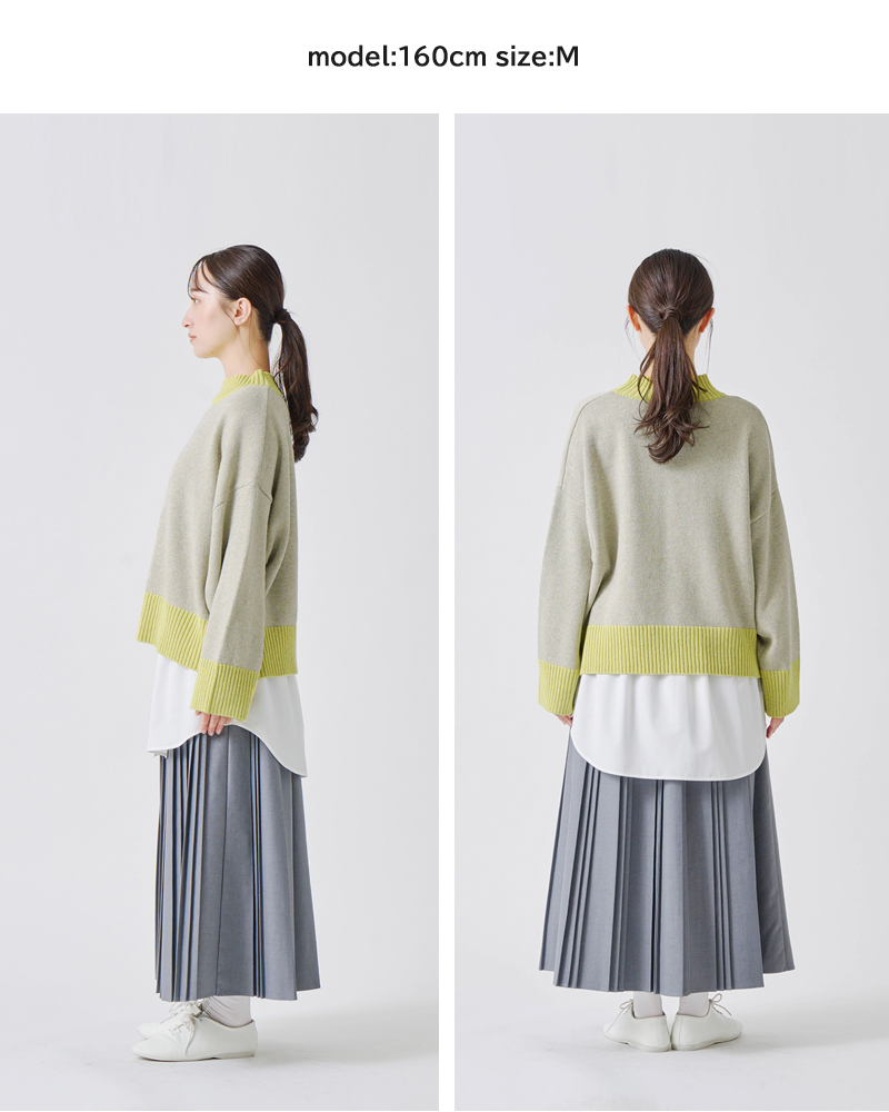 kelen(ケレン)ボックスシルエットグリッターニットプルオーバー“UENA”lkl25wkn2004