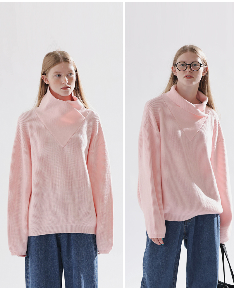 kelen(ケレン)デザインカラーニットプルオーバー“MOMO”lkl25wkn2005