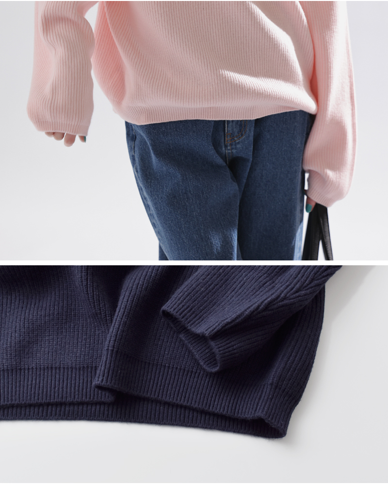 kelen(ケレン)デザインカラーニットプルオーバー“MOMO”lkl25wkn2005