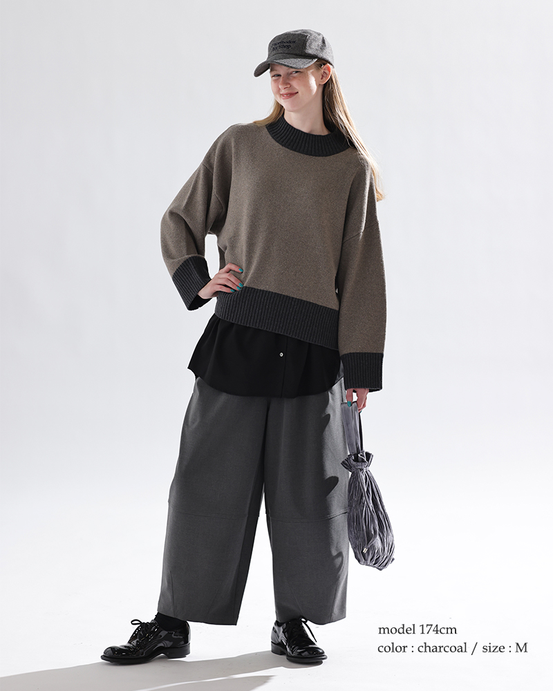 kelen(ケレン)ストレッチヘムデザイントラウザーパンツ“PAYTON”lkl25wpt2120