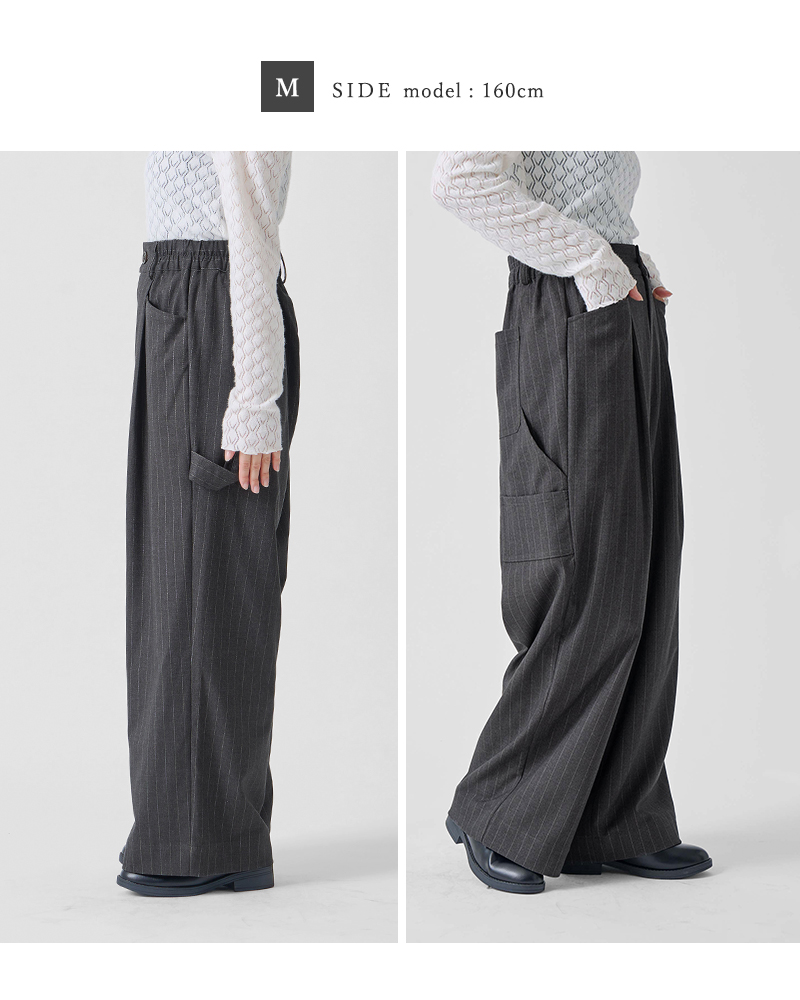 kelen(ケレン)ストレッチペインターデザインスラックスパンツ“NOORA”lkl25wpt2121