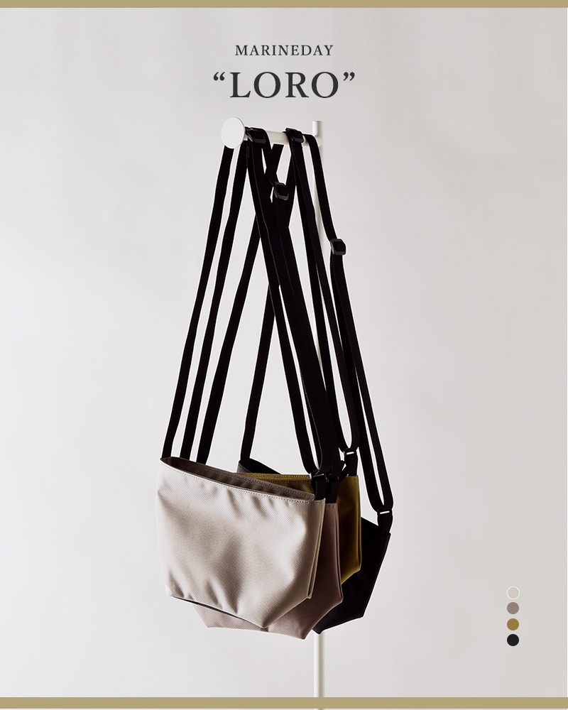 MARINE DAY(マリンデイ)66ナイロンショルダーバッグ“LORO”loro