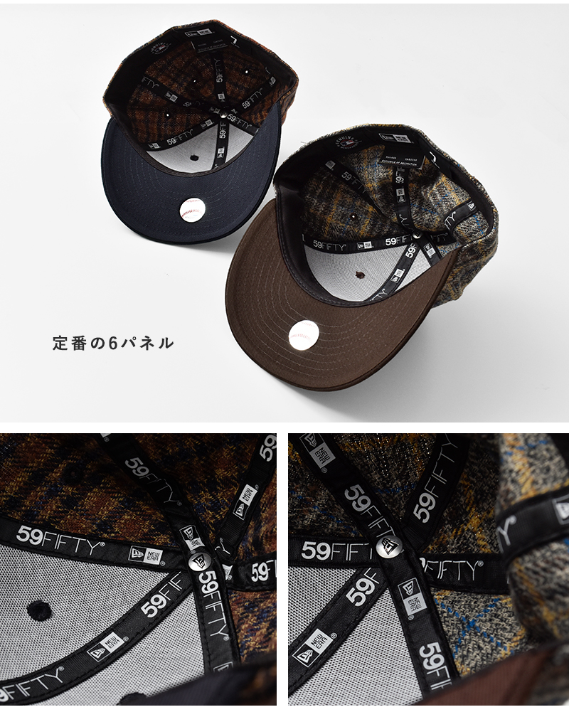 NEW ERA(ニューエラ)LP59FIFTYプレイドフランネルキャップlp5950-plaid-f