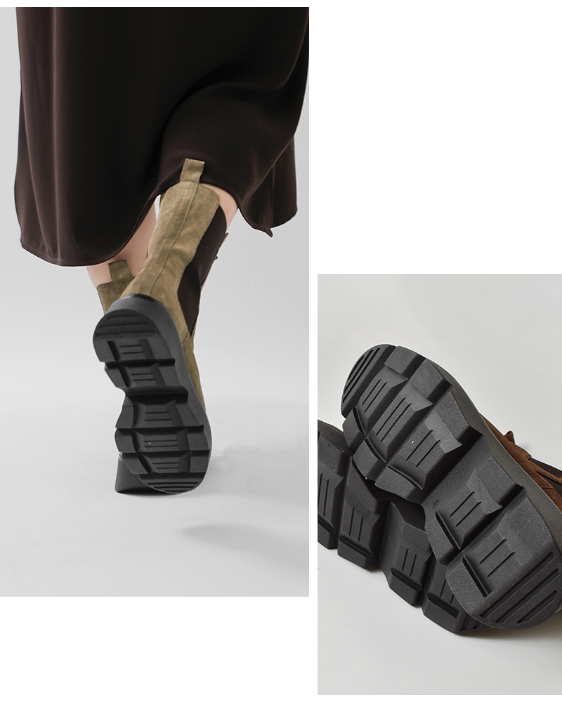 FRATELLI RIZZOLI(フラテッリリッツォーリ)カウスエードレザーミドルチェルシーブーツlu-938-5191-ca