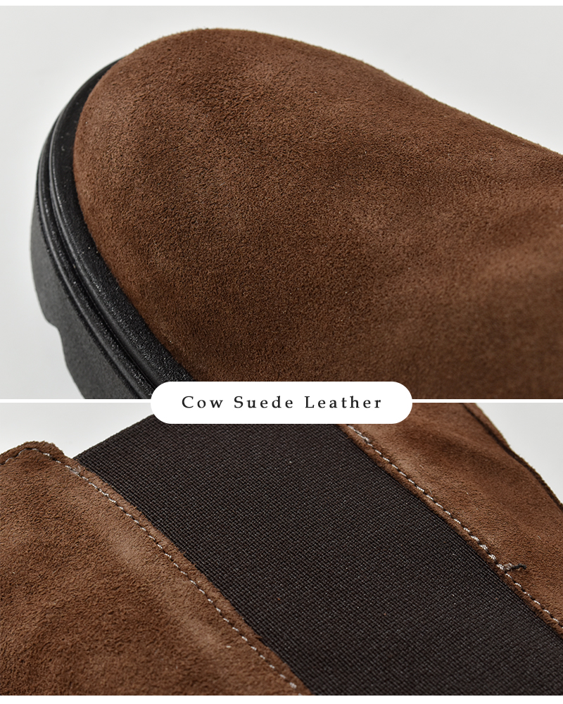 FRATELLI RIZZOLI(フラテッリリッツォーリ)カウスエードレザーミドルチェルシーブーツlu-938-5191-ca