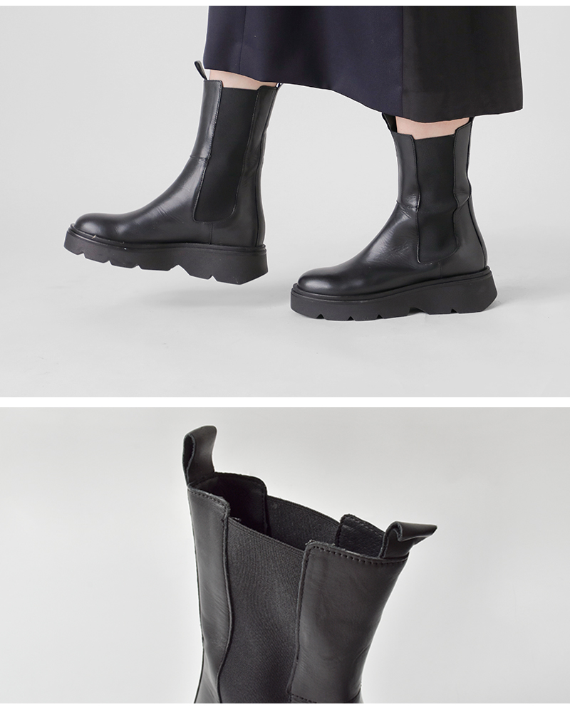 FRATELLI RIZZOLI(フラテッリリッツォーリ)カウレザーミドルチェルシーブーツlu-938-5191-sa