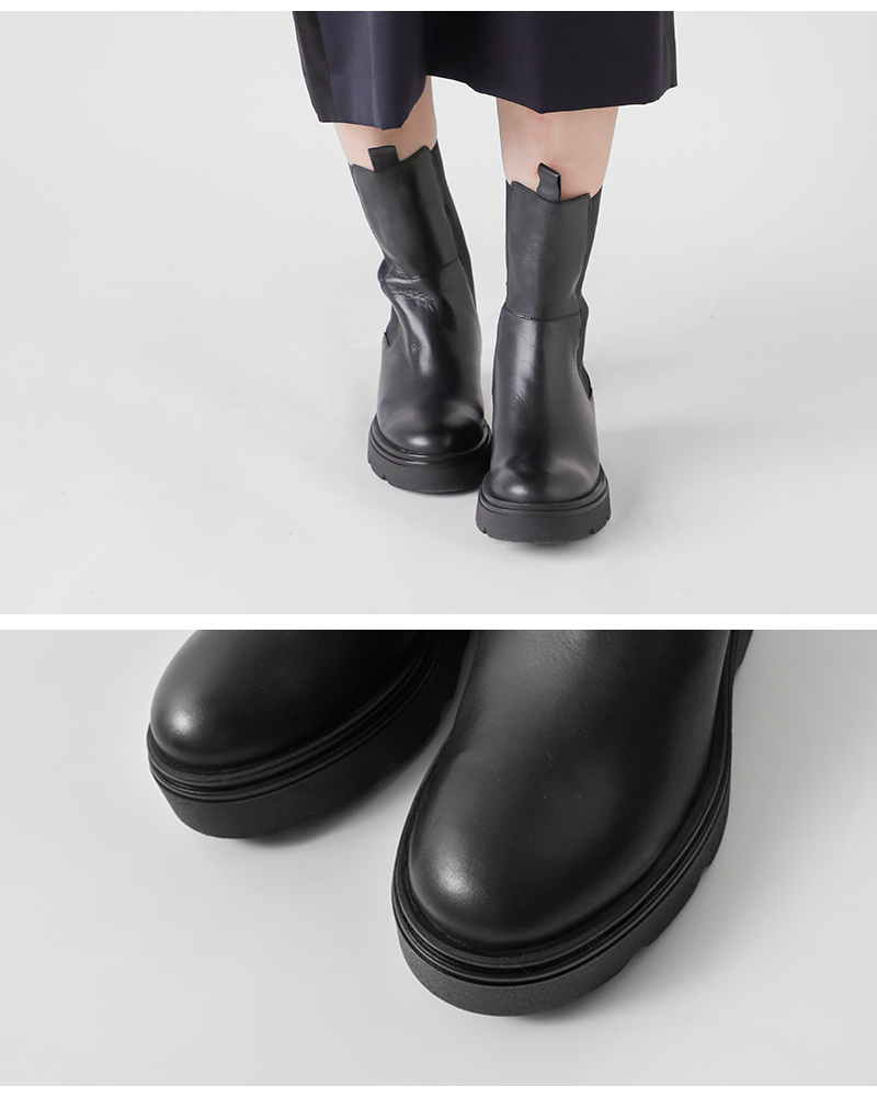 FRATELLI RIZZOLI(フラテッリリッツォーリ)カウレザーミドルチェルシーブーツlu-938-5191-sa