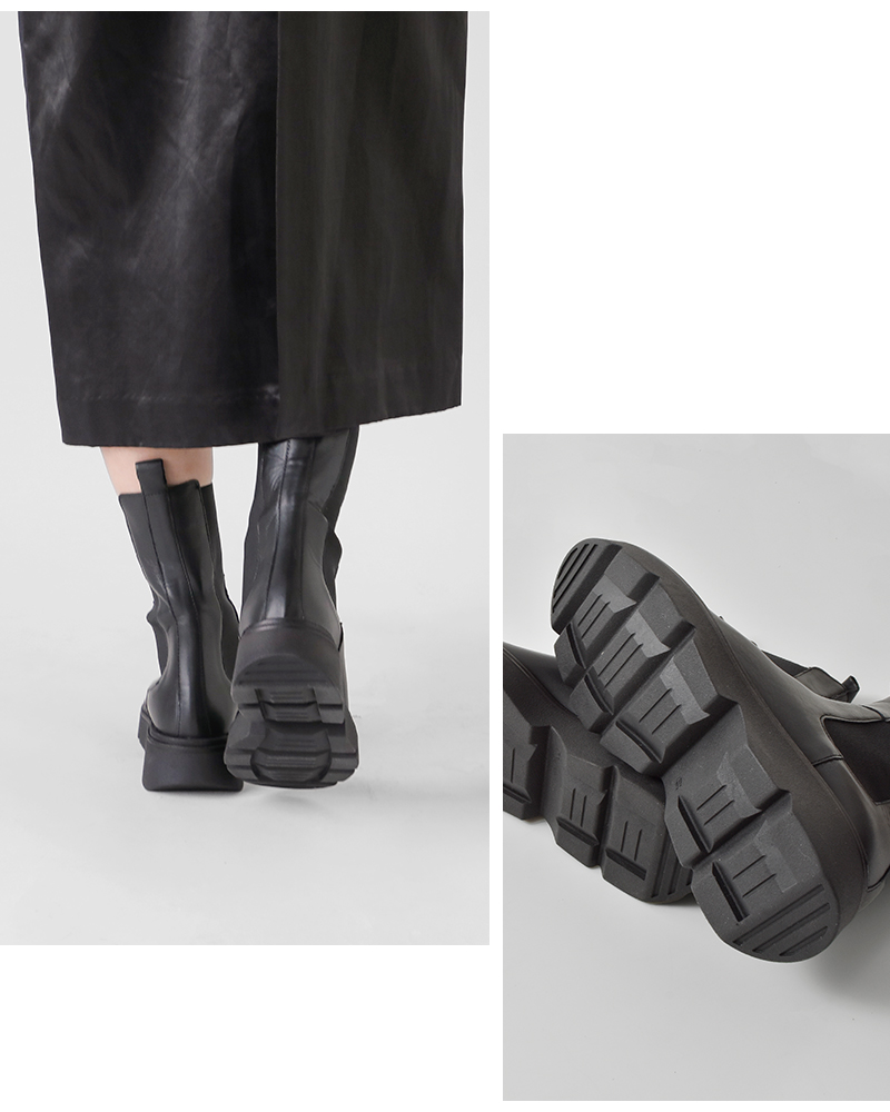 FRATELLI RIZZOLI(フラテッリリッツォーリ)カウレザーミドルチェルシーブーツlu-938-5191-sa