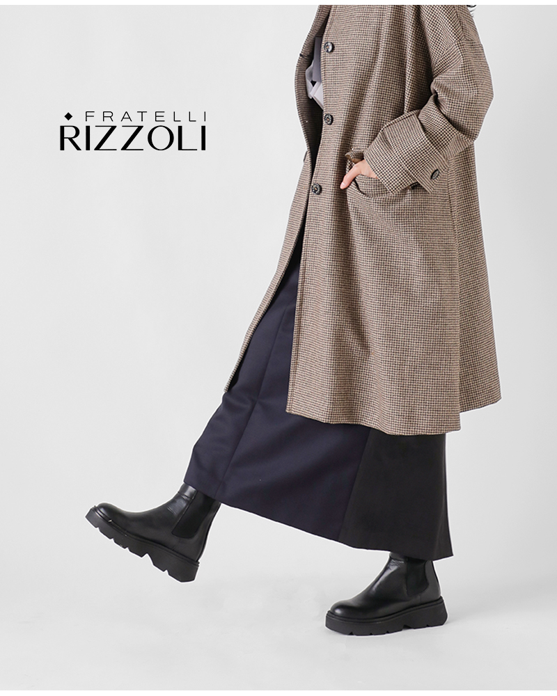 FRATELLI RIZZOLI(フラテッリリッツォーリ)カウレザーミドルチェルシーブーツlu-938-5191-sa