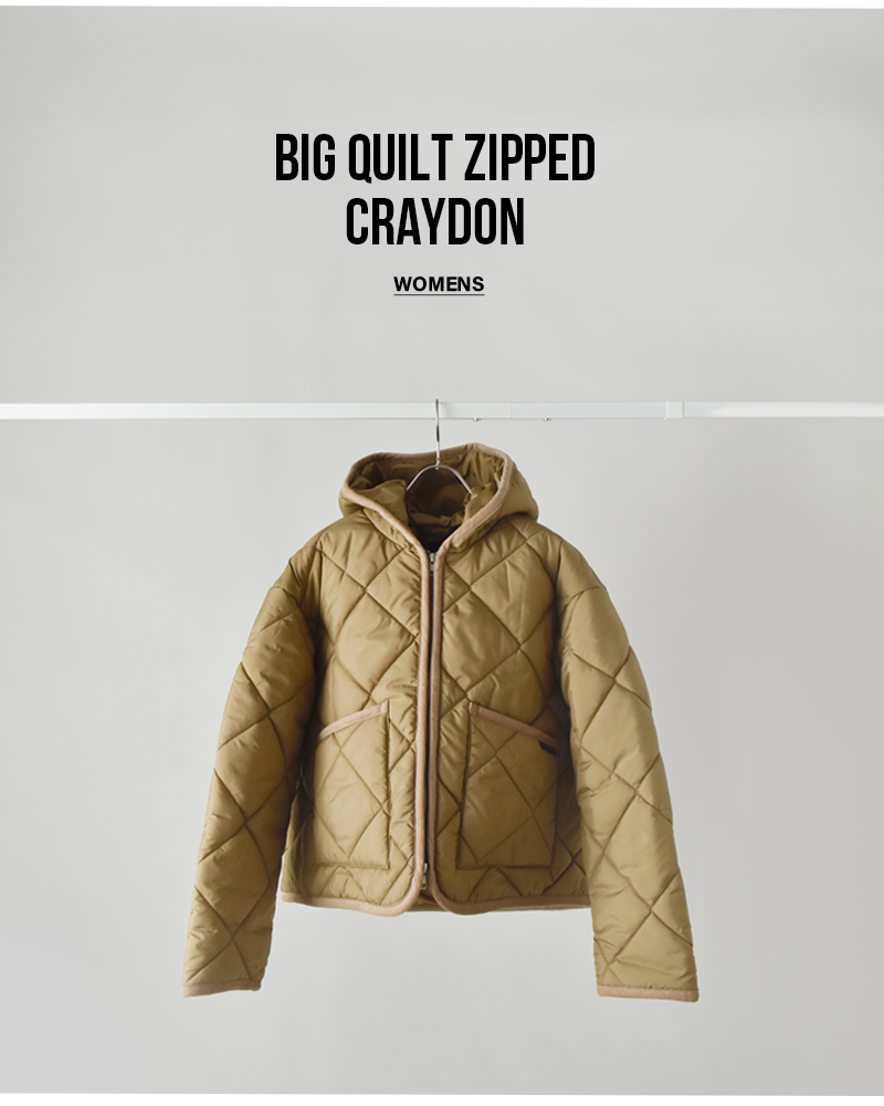 LAVENHAMビッグ キルティング ジップ クレイドン ジャケット “BIG QUILT ZIPPED CRAYDON WOMENS” lv10114